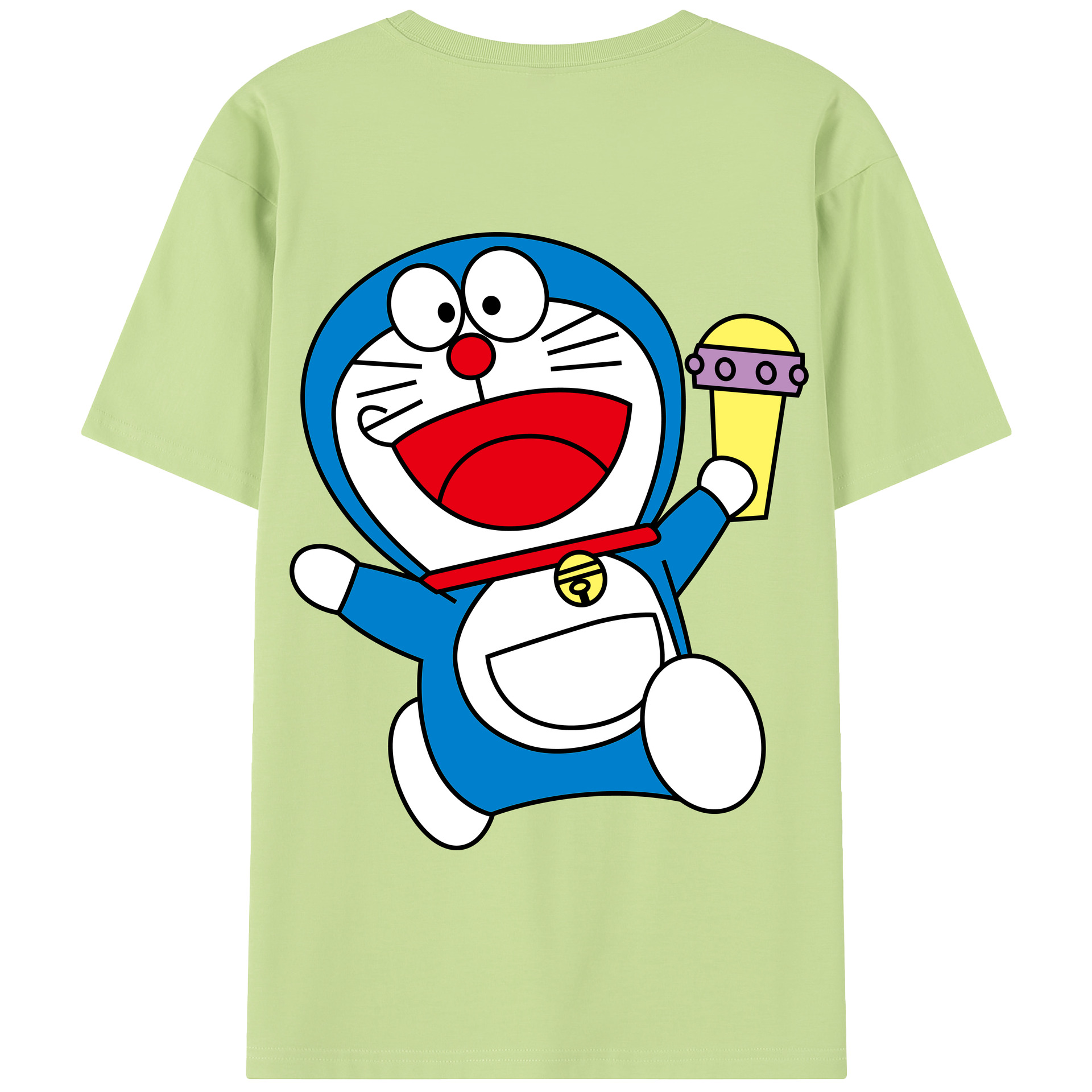 （画像用） ドラえもん Doraemon 綿100％半袖Tシャツ（背面プリント）